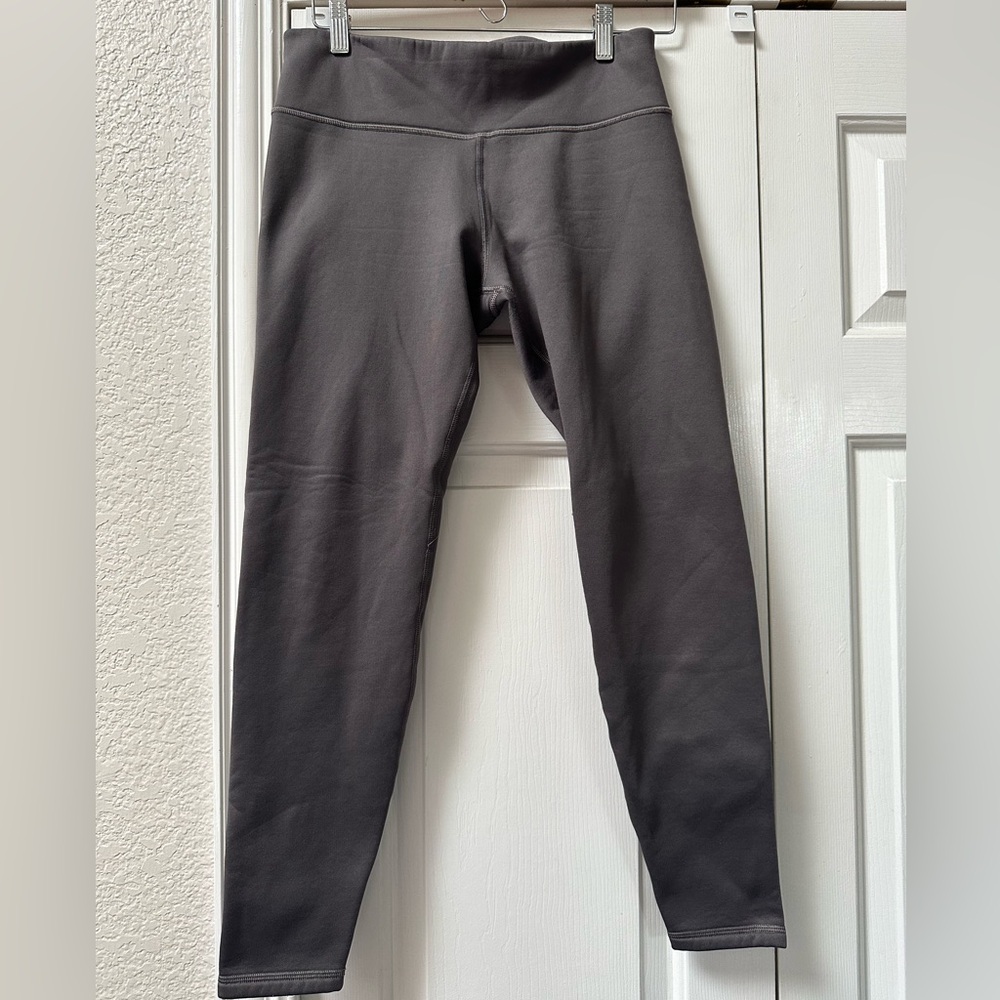 Athleta fleece leggings, women’s M